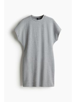 H&M - Women Grey Short-Sleeved Jersey Dress
