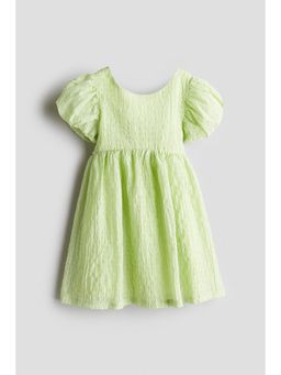 H&M - Girls Green Seersucker Dress