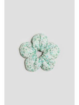 H&M - Girls White Petal-Shaped Scrunchie