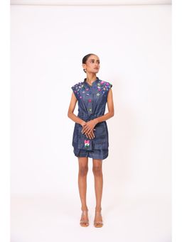 Bani Khurana - Blooming Pockets Shirt with Shorts