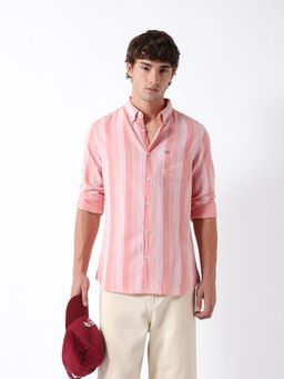 The Bear House - Mens Casual Shirts - Pink