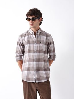 The Bear House - Mens Casual Shirts - Brown