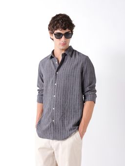 The Bear House - Mens Casual Shirts - Grey