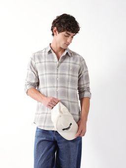 The Bear House - Mens Casual Shirts - Grey