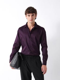 The Bear House - Mens Casual Shirts - Purple