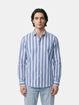 The Bear House - Mens Casual Shirts - Blue