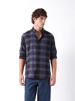 The Bear House - Mens Casual Shirts - Blue