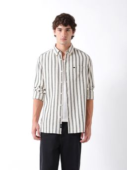 The Bear House - Mens Casual Shirts - White