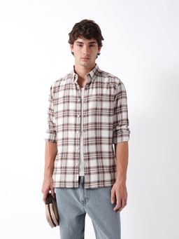 The Bear House - Mens Casual Shirts - Brown