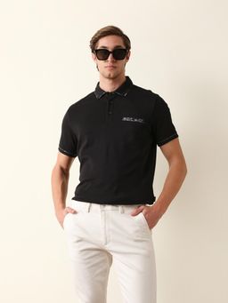 The Bear House - Mens Casual Polo T Shirt - Black