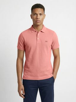 The Bear House - Mens Casual Polo T Shirt - Peach