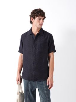 The Bear House - Mens Casual Shirts - Black