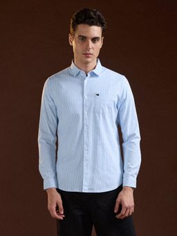 The Bear House - Mens Casual Shirts - Blue