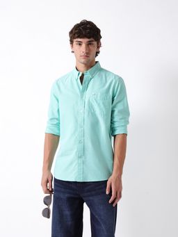 The Bear House - Mens Casual Shirts - Green