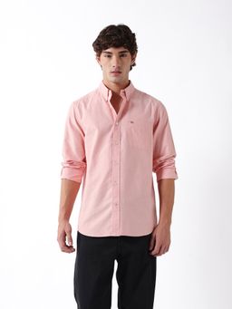 The Bear House - Mens Casual Shirts - Peach