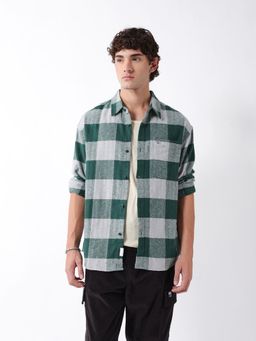 The Bear House - Mens Casual Shirts - Green