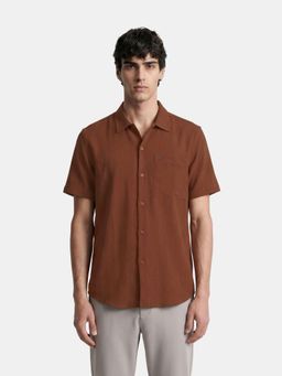 The Bear House - Mens Casual Shirts - Rust