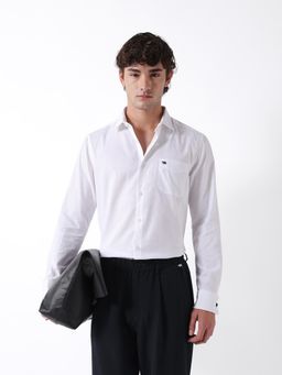 The Bear House - Mens Casual Shirts - White