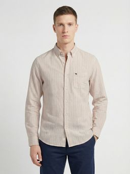 The Bear House - Mens Casual Shirts - Cream