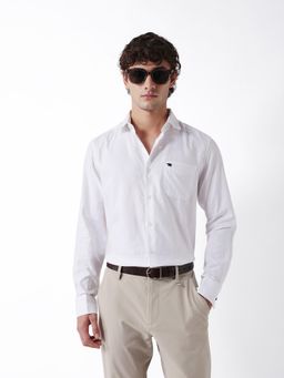 The Bear House - Mens Casual Shirts - White