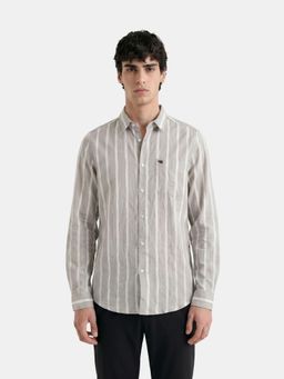 The Bear House - Mens Casual Shirts - Grey