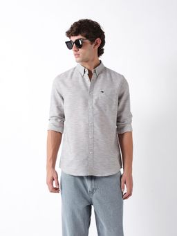 The Bear House - Mens Casual Shirts - Grey