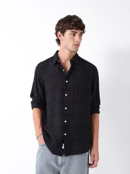 The Bear House - Mens Casual Shirts - Black