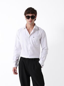 The Bear House - Mens Casual Shirts - White