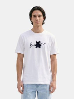 The Bear House - Mens Casual T Shirt - White