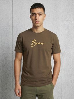 The Bear House - Mens Casual T Shirt - Olive