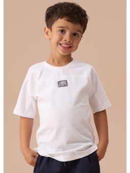 ANGEL & ROCKET - Boys Half Sleeve Relaxed Evan Panelled T Shirt