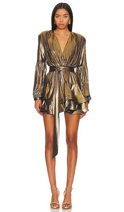 Bronx and Banco - Bedouin Metallic Mini Dress