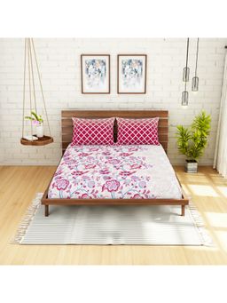 SPACES - 100% Cotton Bedsheets Double Soft Feel Skin Safe Breathable