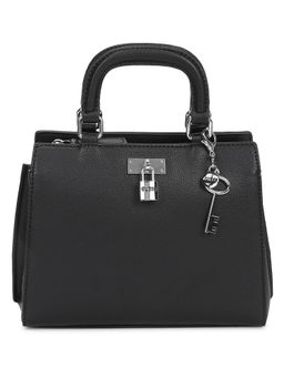 Guess - MEERA SATCHEL Black Handbag