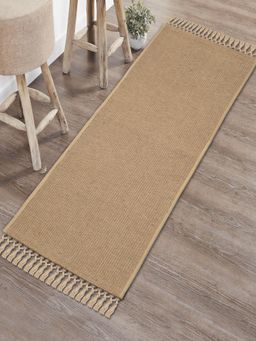 Saral Home - DESH JUTE Woven Strong Anti-Slip Runner with fringe 40x120 cm