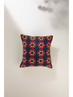 Freedom Tree - Incana Pure Cotton Multi-Colored Cushion Cover - 16 X 16 Inches