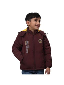 Cantabil - Boys Solid Maroon Jacket