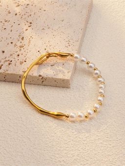 Amorenmore - Serene Wave Pearl Kada - White