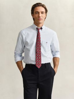 GANT - Blue Striped Regular Fit Classic Oxford Shirt