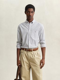 GANT - Multi-Color Checked Regular Fit Poplin Shirt