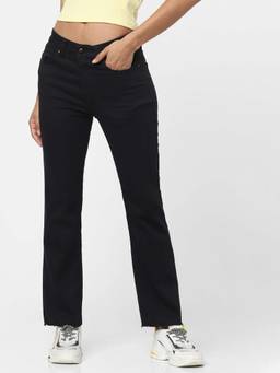 ONLY - Women Solid Black Jeans