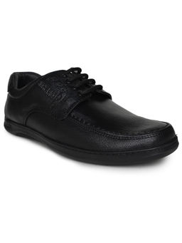 BUCKAROO - Orvil Full Grain Natural Leather Black Casual Shoes for Men