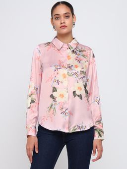 Cover Story - Soft Pink Button-Down Shirt