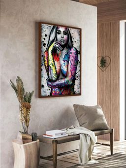 The Art House - Abstract Painting Multicolor (20X30 Inches)