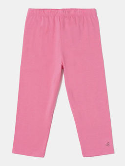 Jockey Juniors - AG18 Girls Super Combed Cotton Elastane Capri - Pink Carnation