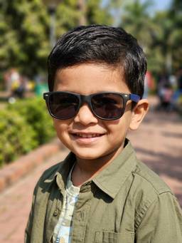 DukieKooky - Kids Boys Black & Black Uv Protected Wayfarer Sunglasses -DKSG610C