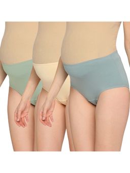 Evamomies - Women High Waist Maternity Panties (Pack Of 3)