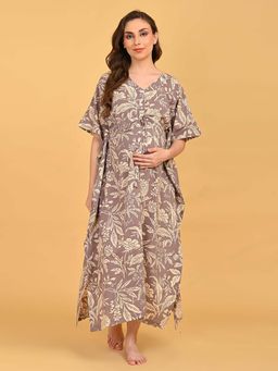The Mom Store - Aura In Bloom Maternity And Nursing Kaftan