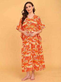 The Mom Store - Hues And Honey Maternity And Nursing Kaftan