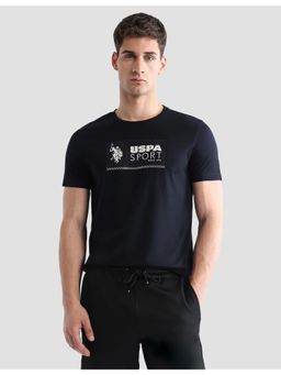 U.S. POLO ASSN. - Active Sports Men's Brand Printed Regular Fit Active T-Shirt - Blue